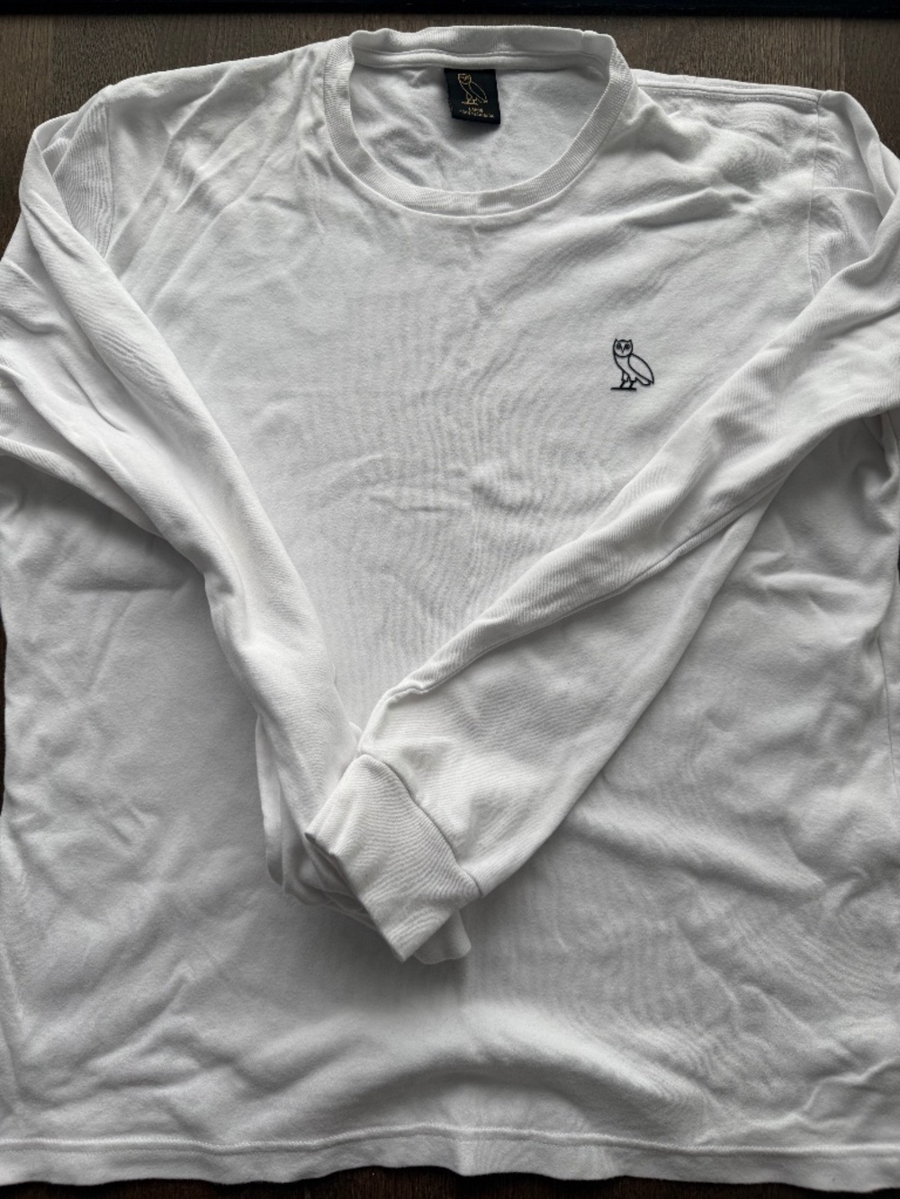 OVO Long Sleeve T-Shirt - White - Large